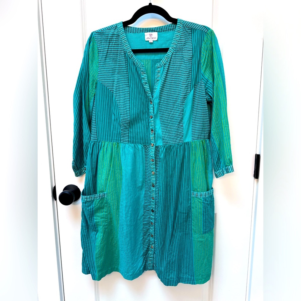 Ahnoki hand dyed dress. L